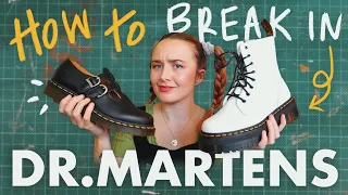 How to break in Dr Martens WATCH THIS before breaking in Doc Martens boots