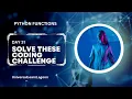 Day 31 of 100 Days Python Coding Challenge Sum of Squares from P to Q Python Programming Fuctions