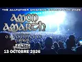 AMON AMARTH – THE ALLFATHER AWAKENS EUROPE & UK 2026 – ZENITH – PARIS – 13 OCTOBRE 2026