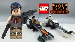 LEGO Star Wars Rebels Ezra's Speeder Bike review! 75090