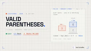 LeetCode 20 Valid Parentheses 3 Stack Solutions in Dart