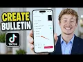 How To Create A Bulletin Board On TikTok - Full Guide