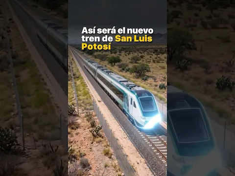 Así será el nuevo tren de San Luis Potosí