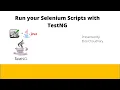 Run your Selenium Scripts with TestNG Attributes