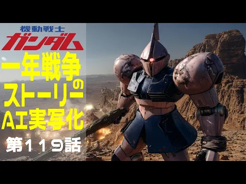 AI Live-Action Gundam One Year War Story Episode 18