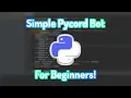Pycord Bot for Beginners In Replit