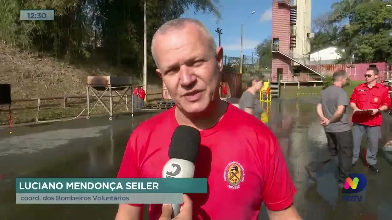 Bombeiros voluntários de Joinville realizam o 3º Desafio das Brigadas