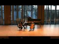 ドビュッシー　ピアノ三重奏曲　ト長調　L.5