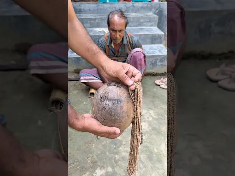 Amazing Handmade Necklace From Natural Coconut | Step-by-Step Making Process