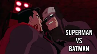 superman vs batman a dictator vs a rebel full battle scene
