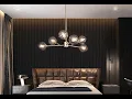 LNC Modern Glass Globe Chandelier-6 Lights