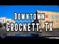Driving Downtown Crockett TX Dash Cam