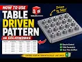How to Use Table Driven Pattern in SOLIDWORKS Complete Tutorial for Beginners