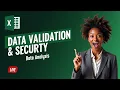Excel Data Validation Data Security Conditional Formatting Data Analysis Training