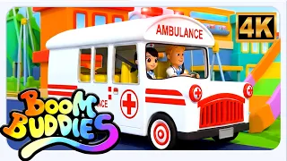 Wheels On The Ambulance | Ambulance Song for Kids | Nursery Rhymes