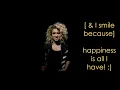 Tori Kelly- Unbreakable Smile (Lyric Video)