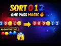 22 Sort 0 1 2 Without Sorting Function Best Coding Interview Trick