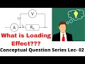 What is Loading Effect in Measurement Basic Question Series