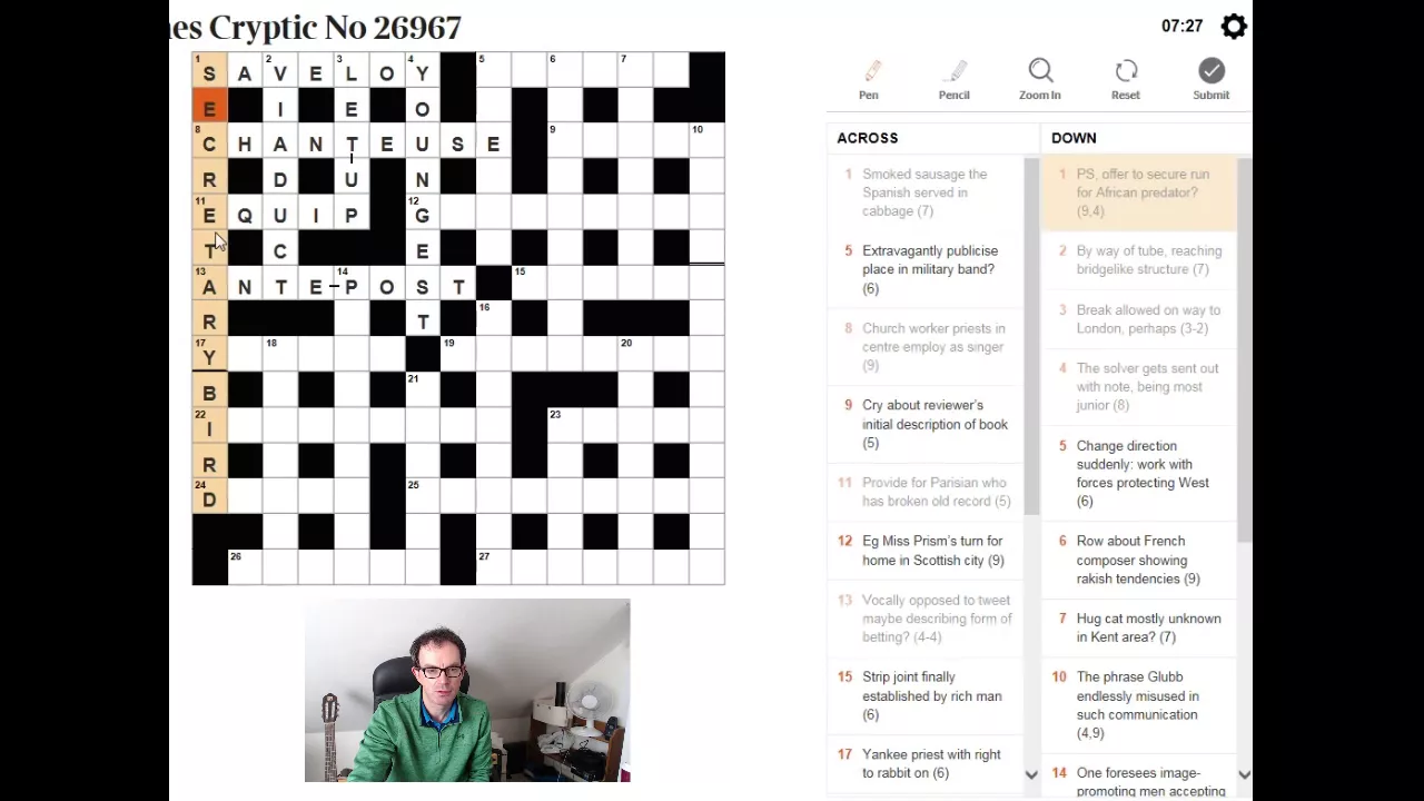 Beginner's guide to solving The Times crossword