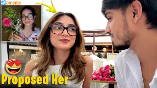 ✈️😍FINALLY I PROPOSED HER ? I TRAVELED DELHI TO BANGALORE 😍💖- OMEGLE TO REAL LIFE😍 | @ItsKunal