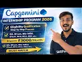 Capgemini Internship 2026 Full Guide Eligibility Salary Selection Process Don t Miss This