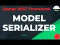 Serializers vs ModelSerializer in DRF Django Rest Framework Tutorial
