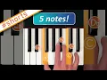 Download Lagu EASY piano song you need to learn! (5-notes) #shorts
