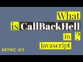 Callbackhell in Javascript Async JS APIs Callback function developer tools Javascript Q A