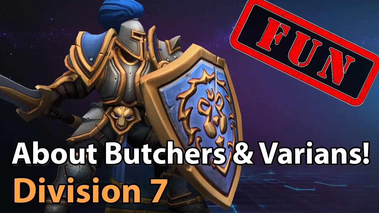► Butcher vs. Varian! - Division 7 - Heroes of the Storm Amateur Play