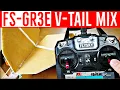 How to Set V-Tail Mix with FS-GR3E and FS-i6X FlySky 3ch receiver