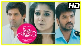 raja rani tamil movie climax scene arya nayanthara jai nazriya sathyaraj atlee