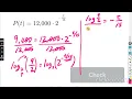 Exponential model word problems Khan Academy