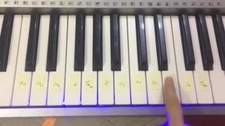 تعلم عزف البيانو مقطوعة بتهوفن فوراليس بكل سهولة للمبتدئين Fur Elise Beethoven 