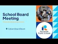 School Board Meeting - August 18 2026