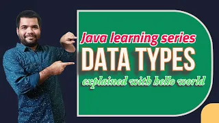 Java Programming Hello World Data Types Explained for Beginners