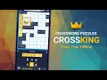 Crossword puzzles CrossKing English easy crosswords for Android and word puzzles with pictures