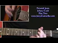 Johnny Cash Personal Jesus Guitar Play Thru