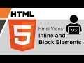 HTML tutorial for beginners in Hindi Block and Inline Elements