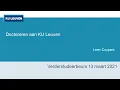 Download Lagu Introductie tot doctoreren aan KU Leuven | Infosessie