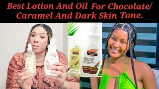 Download BEST LOTION AND OIL FOR CHOCOLATE/CARAMEL AND DARK SKIN TONE (PALMER'S) MP3