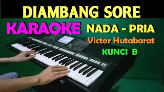 Download DIAMBANG SORE - KARAOKE Nada Cowok / Pria || Lirik, HD MP3