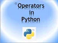 Python Operators Class XI IP