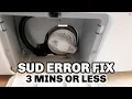 Samsung Washer SUD ERROR CODE FIX EASY 1 Minute Fix