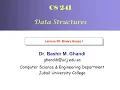 Lecture 08 Binary Heaps Part