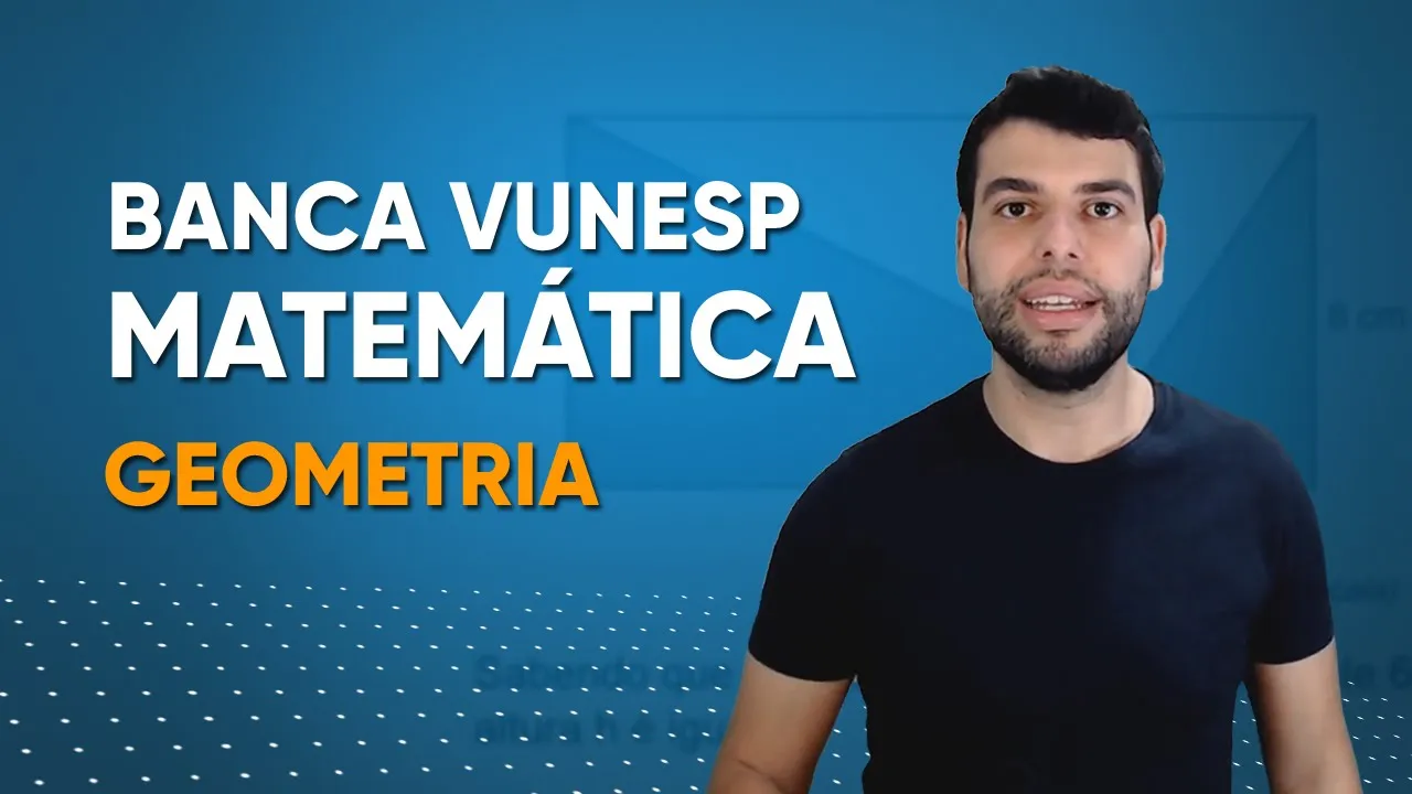 VUNESP 2022 - ÁREA DA FIGURA SOMBREADA (QUESTÃO RESOLVIDA)