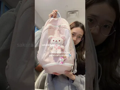 what’s in my plane carry on bag✈️