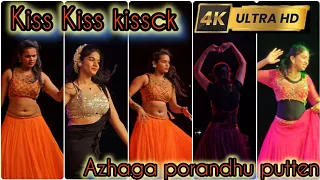 kiss kiss kissck u0026 azhaga porandhuputten adalpadal midnight songs romantic couples glamour dance 