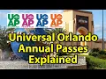 Universal Orlando Annual Passes Everything You Need to Know