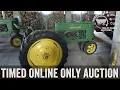 TIMED ONLINE ONLY PERSONAL PROPERTY AUCTION IN NOBLE COUNTY IN