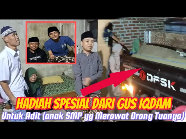 Download MP3 Hadiah Spesial Dari Gus Iqdam Untuk Adit Saat Berkunjung Ke Rumahnya